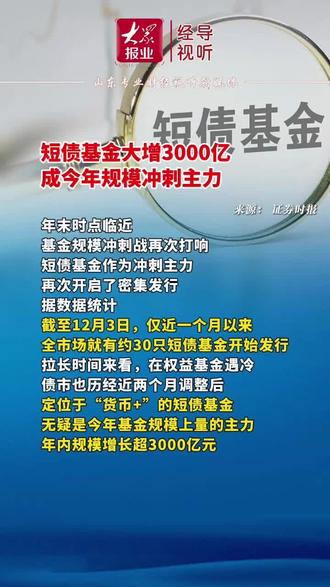 年末冲刺！基金规模大战的“主角”变了