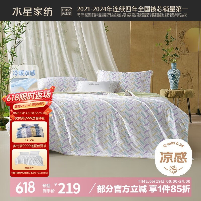 水星家纺获得实用新型专利授权:“一种高透气的针织夏凉被”