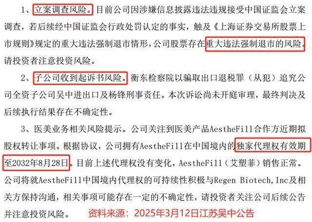 “童颜针”代理权之争：爱美客*ST苏吴商战罗生门？