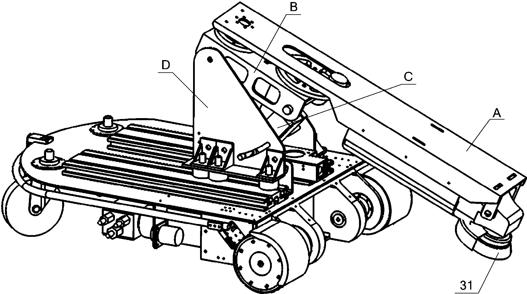 浩淼科技获得发明专利授权:“一种大型复杂火场的六足履带行走举高喷射消防机器人”