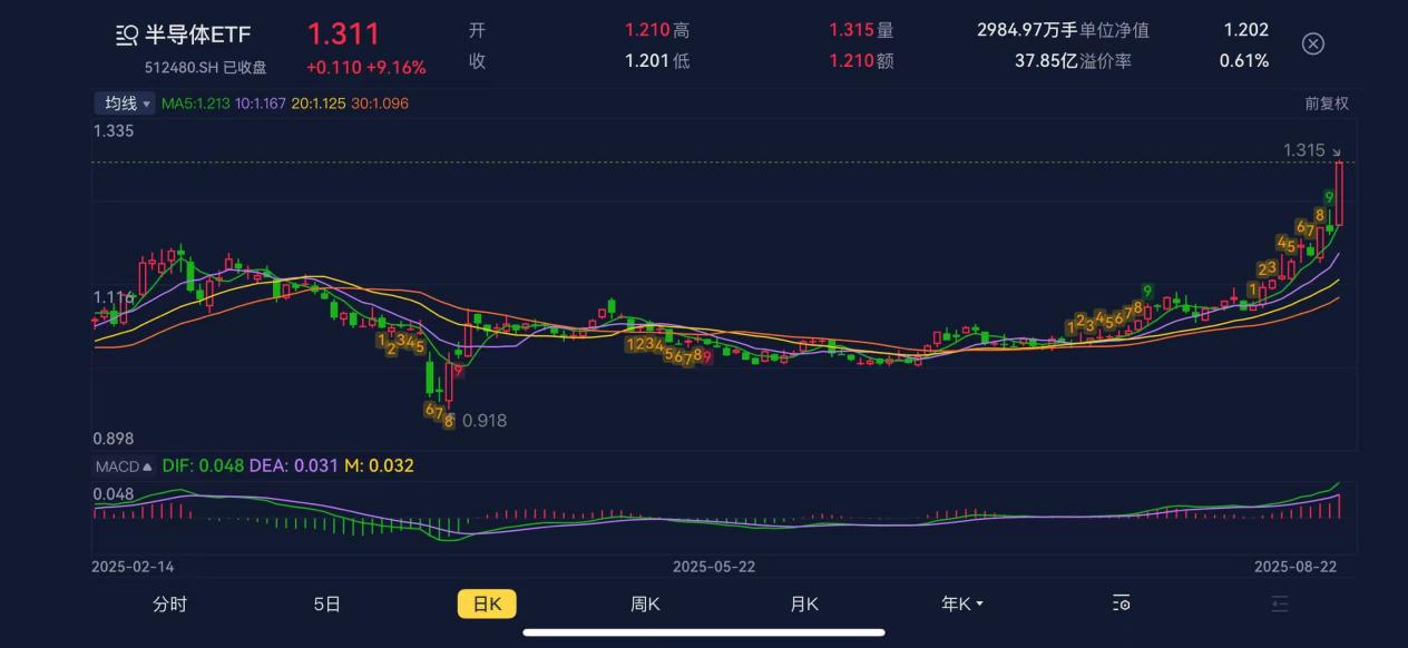 半导体板块强势,瑞芯微涨停,中微公司等大涨