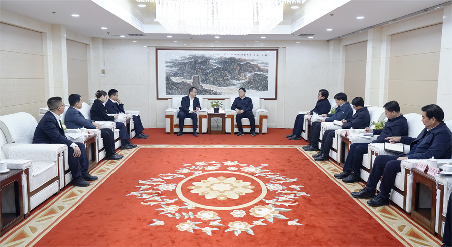 国家能源集团董事长邹磊与山西省省长卢东亮举行工作会谈