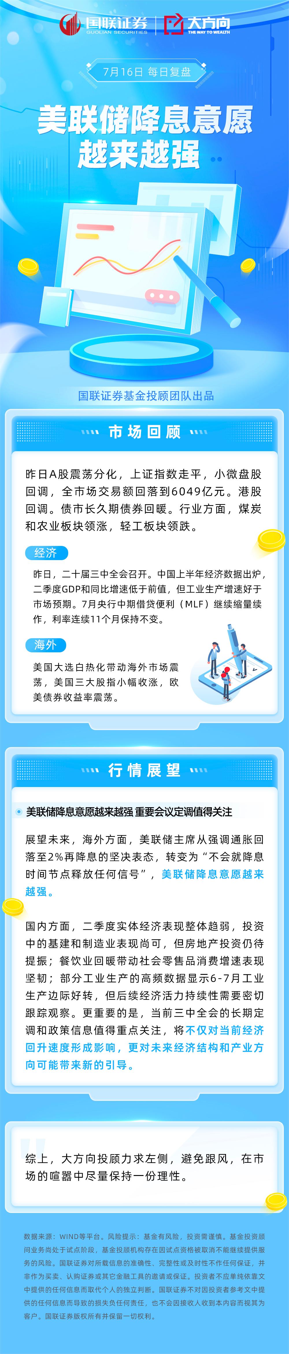 凌晨!全线大涨!美联储宣布:降息!鲍威尔重磅发声!