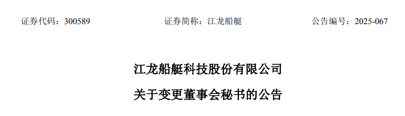 江龙船艇：12月19日高管晏志清减持股份合计26.1万股