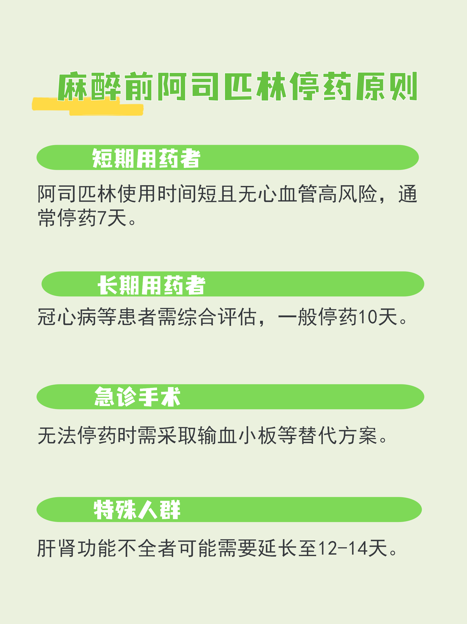 科普丨阿司匹林能否长期大量服用