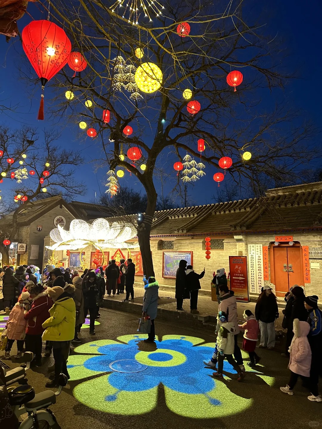 辽宁朝阳小年夜灯会启幕 光影交汇再现千年马文化